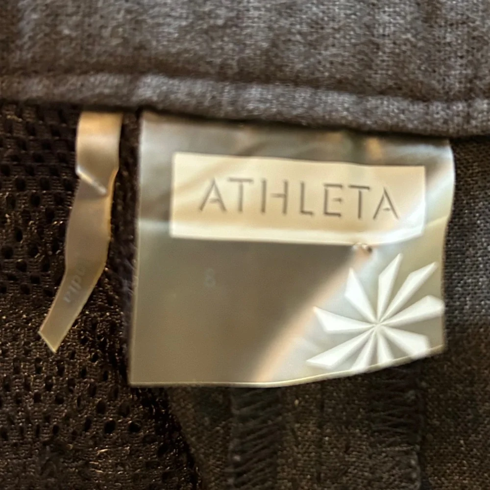 Y2K Athleta Grey Button Wool Skirt